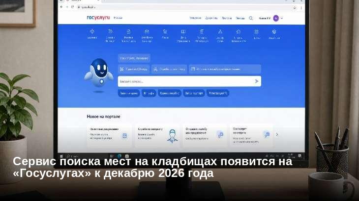Сервис поиска мест на кладбищах появится на «Госуслугах» к декабрю 2026 года