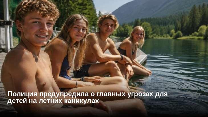 Полиция предупредила о главных угрозах для детей на летних каникулах