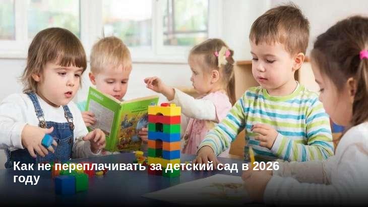 Как не переплачивать за детский сад в 2026 году