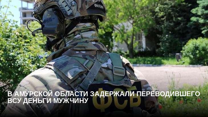 В Амурской области задержали переводившего ВСУ деньги мужчину