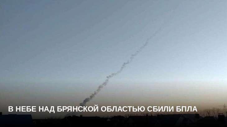 В небе над Брянской областью сбили БПЛА