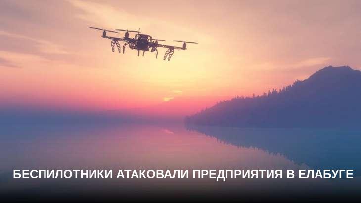 Беспилотники атаковали предприятия в Елабуге
