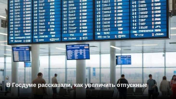 В Госдуме рассказали, как увеличить отпускные