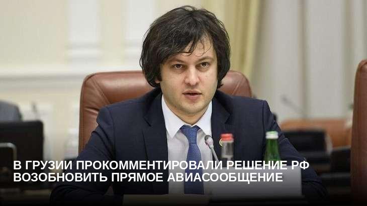 В Грузии прокомментировали решение РФ возобновить прямое авиасообщение 