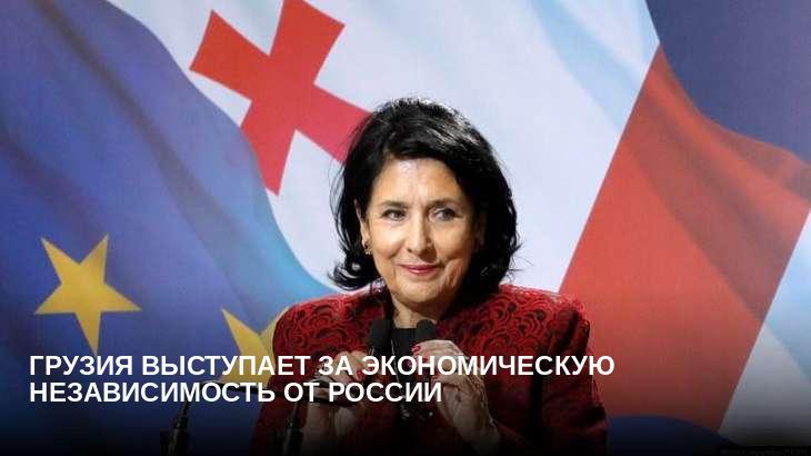 Грузия выступает за экономическую независимость от России
