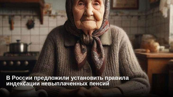 В России предложили установить правила индексации невыплаченных пенсий