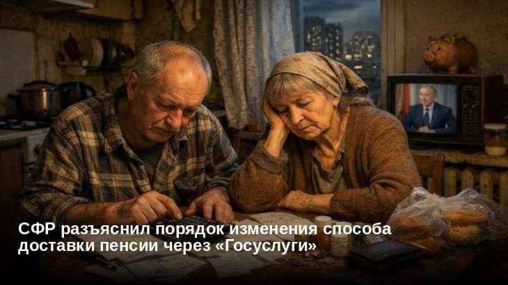 СФР разъяснил порядок изменения способа доставки пенсии через «Госуслуги»