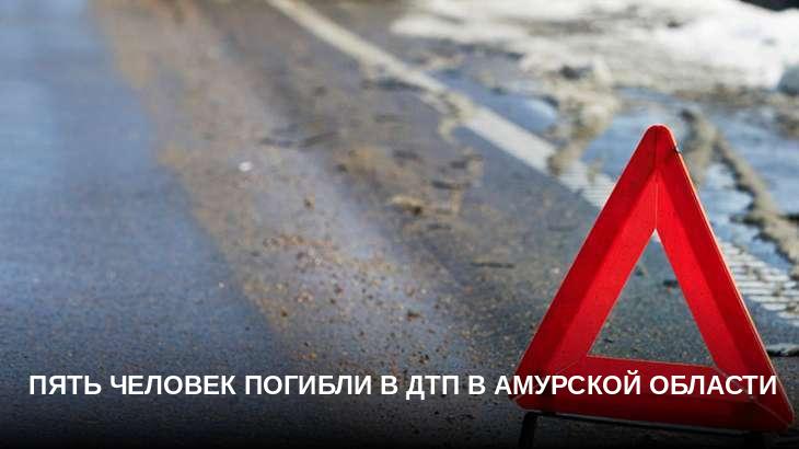 Пять человек погибли в ДТП в Амурской области