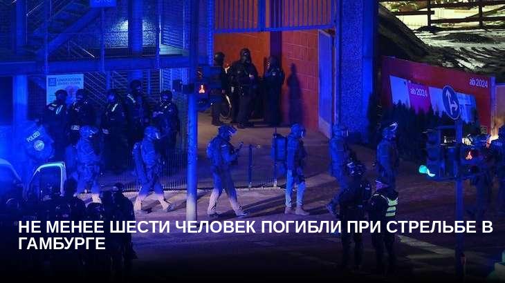Не менее шести человек погибли при стрельбе в Гамбурге