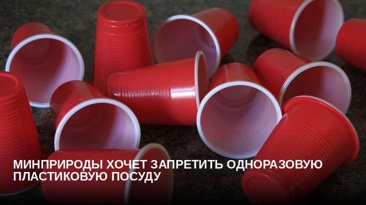 Минприроды хочет запретить одноразовую пластиковую посуду