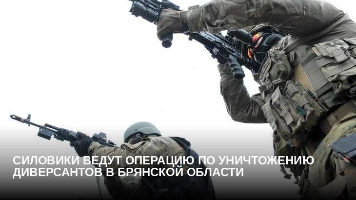 Силовики ведут операцию по уничтожению диверсантов в Брянской области