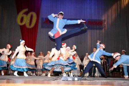 Рязанский народный хор отмечает 65 летие 