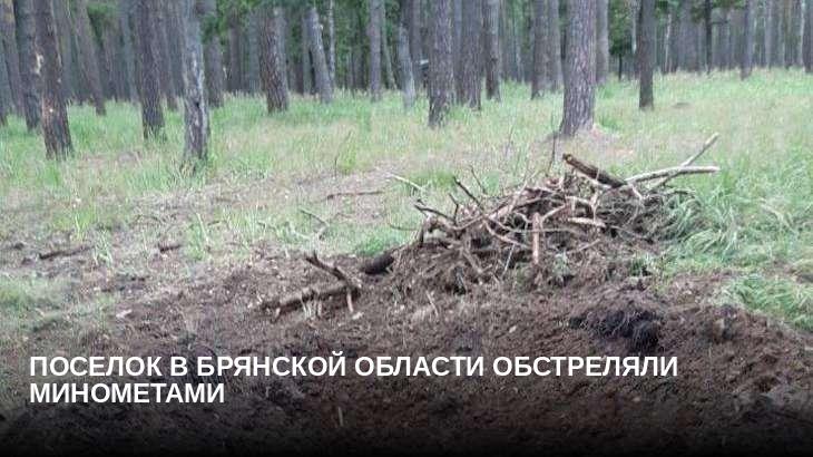 Поселок в Брянской области обстреляли минометами