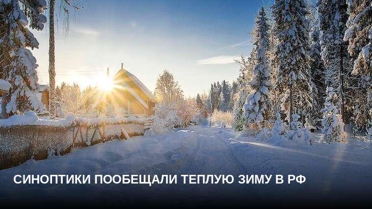 Синоптики пообещали теплую зиму в РФ