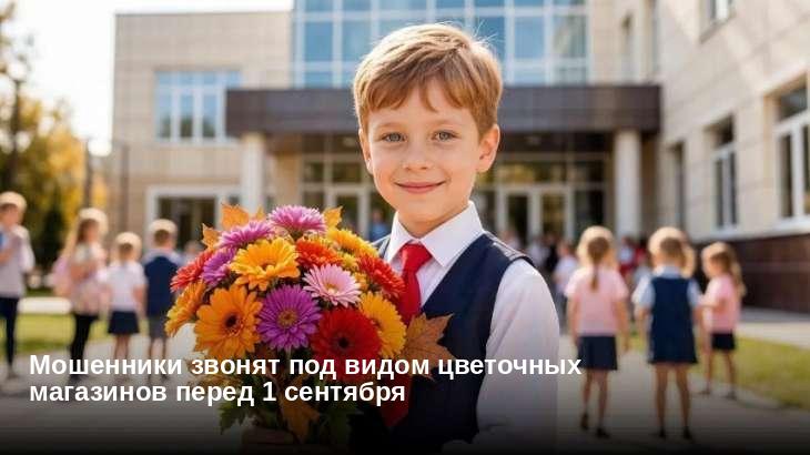 Мошенники звонят под видом цветочных магазинов перед 1 сентября