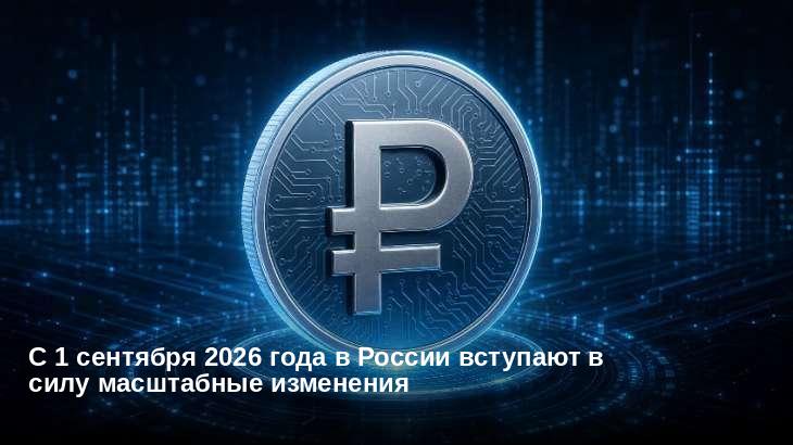 С 1 сентября 2026 года в России вступают в силу масштабные изменения